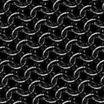 Rainy Night Chainmaille Print