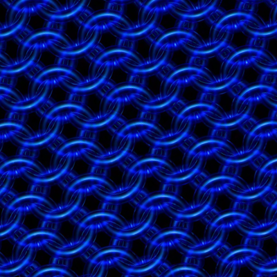 Underwater Lights Chainmaille Print