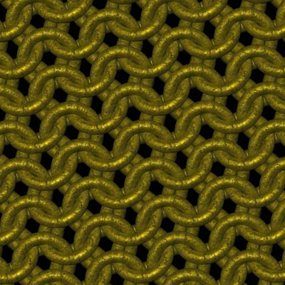 Ancient Roman Bronze Chainmaille Print