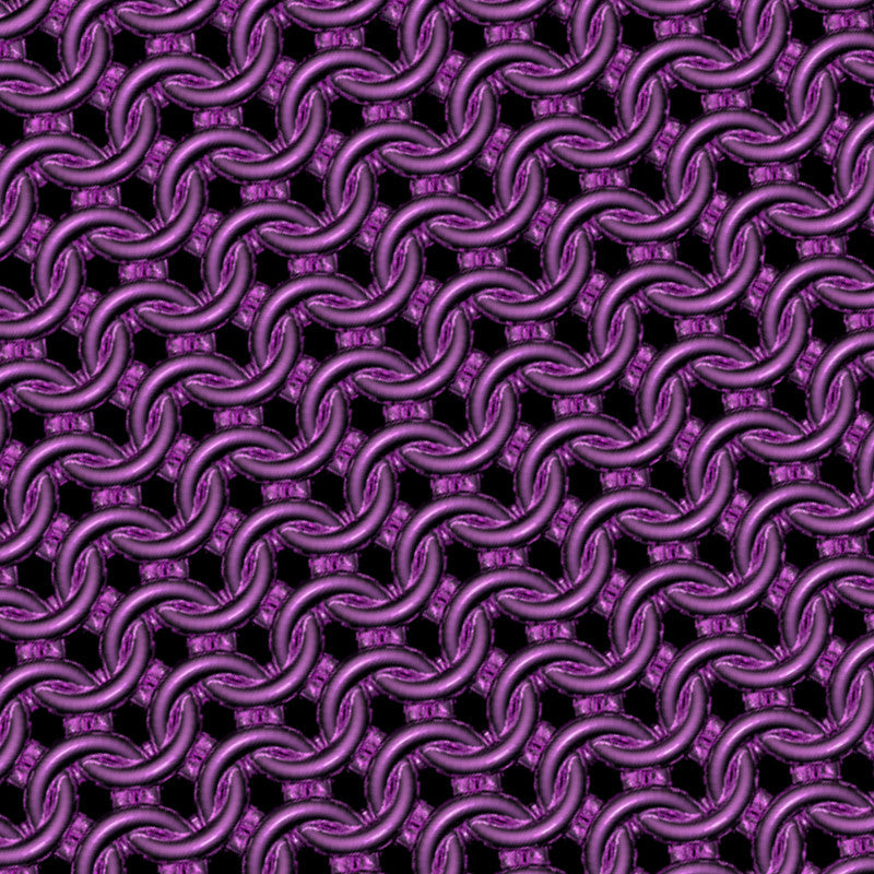 Red Violet Chainmaille Print