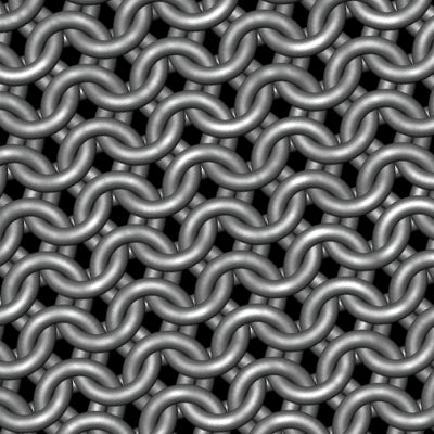 Sandy Steel Chainmaille Print