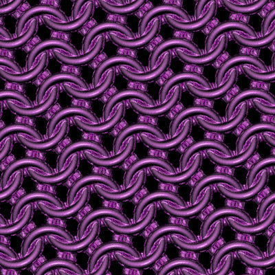 Red Violet Chainmaille Print