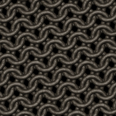 Alluvial Mud Chainmaille Print
