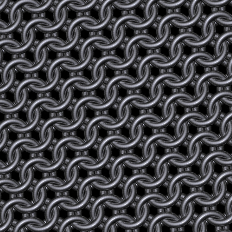 Steel Chainmaille Print