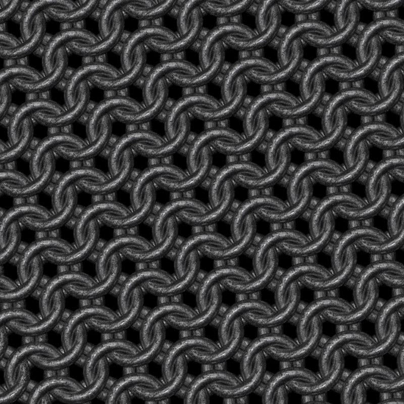 Scarred Steel Chainmaille Print