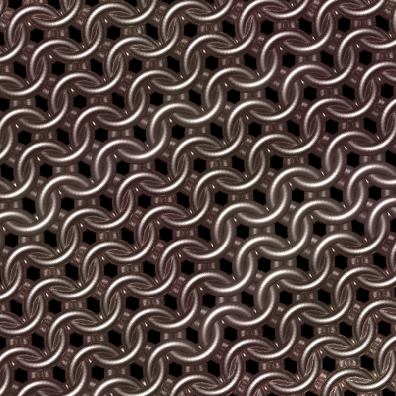Rose Gold Chainmaille Print