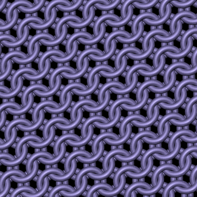 Matte Violet Chainmaille Print