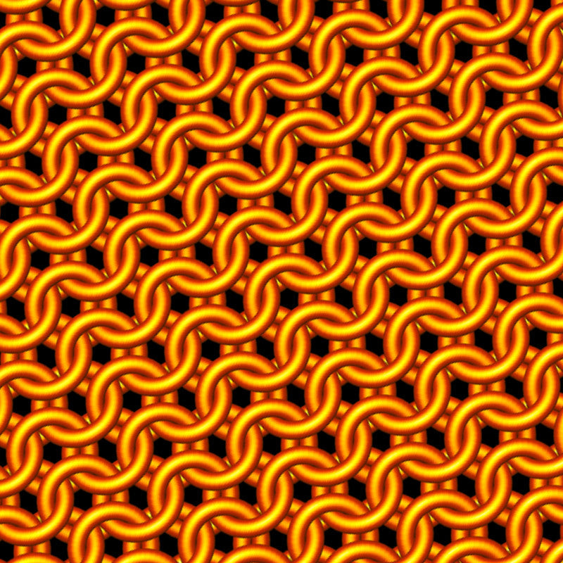 Molten Lava Chainmaille Print