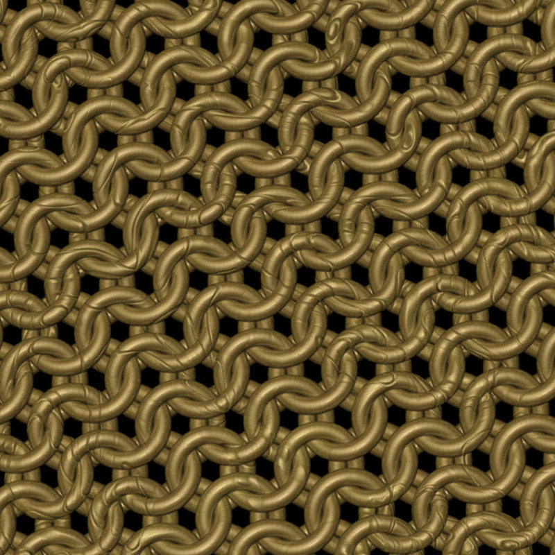 Scarred Gold Chainmaille Print