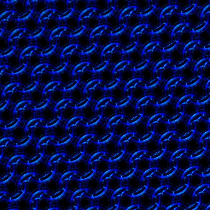 Deep Water Lights Chainmaille Print