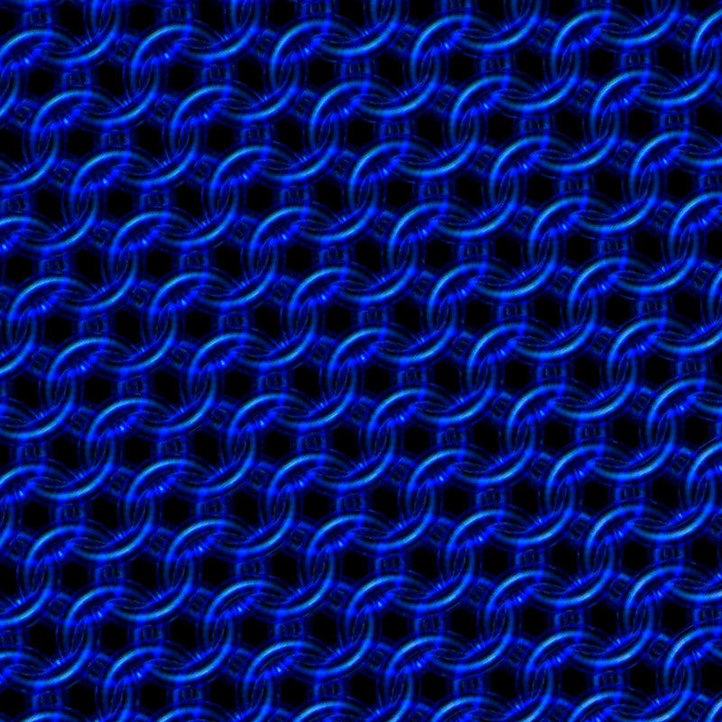Underwater Lights Chainmaille Print