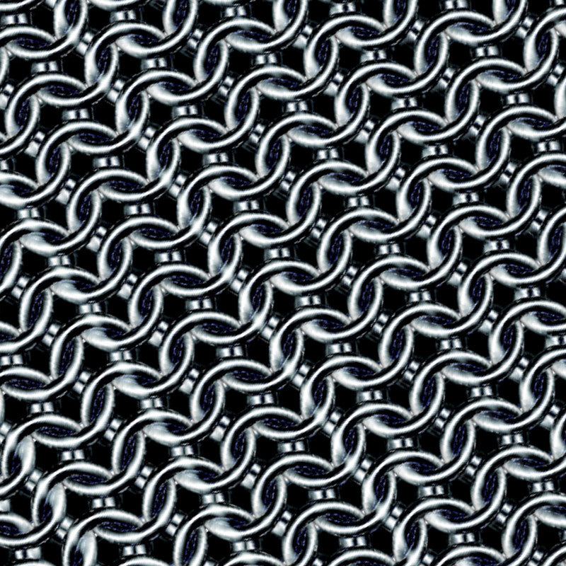 Melting Steel Chainmaille Print