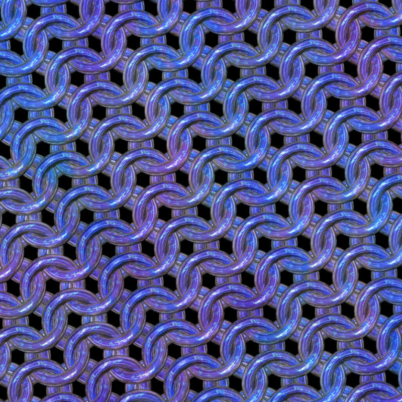 Blue Hour Chainmaille Print