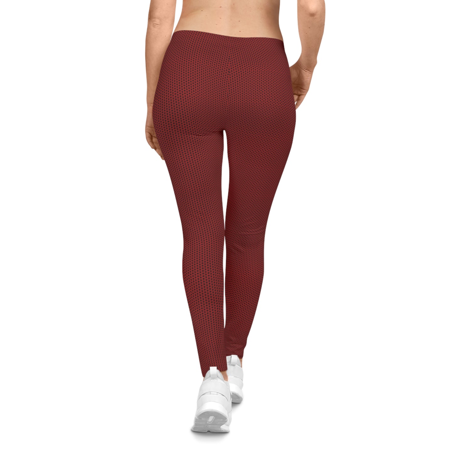 Red Shiny Metal Chainmaille Leggings