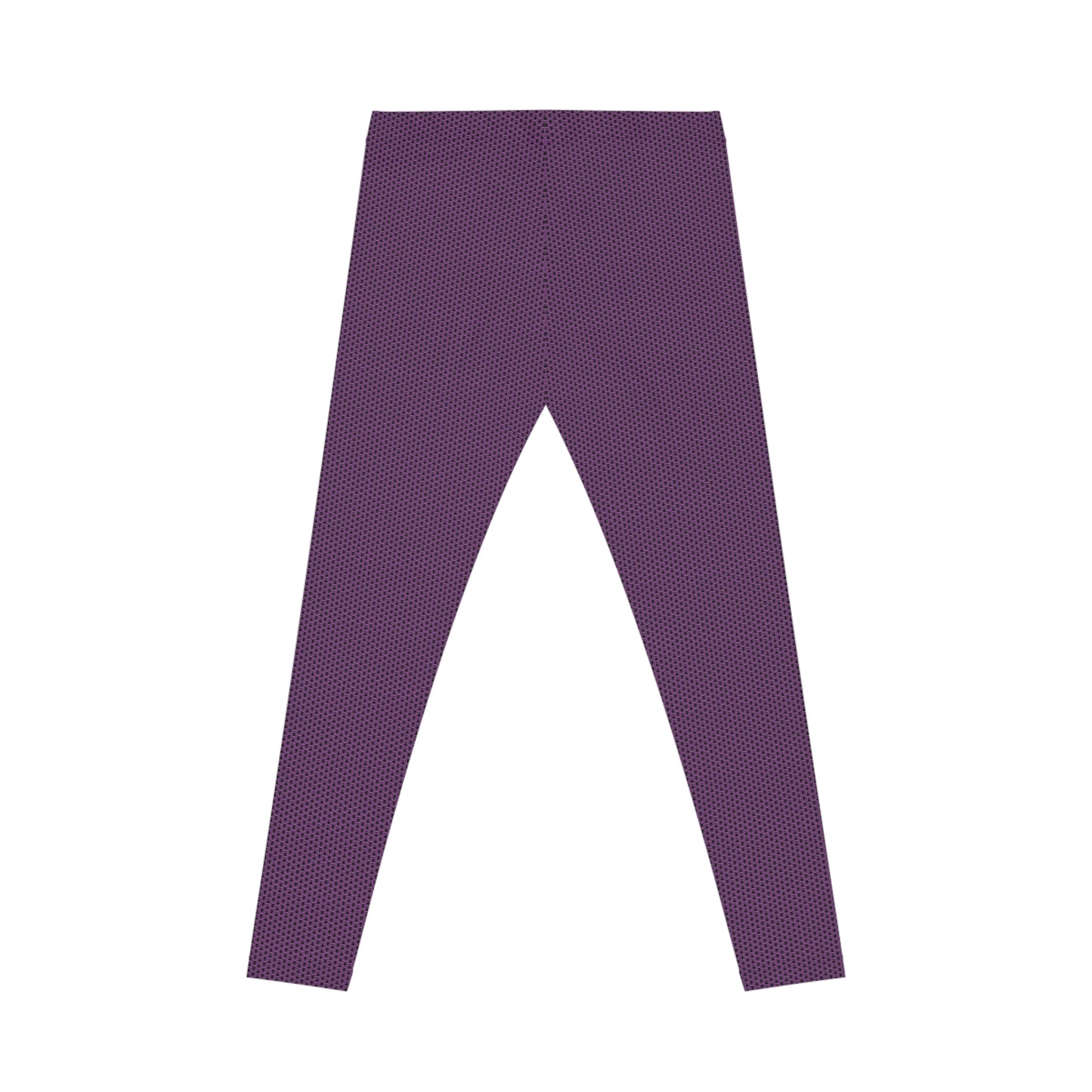 Garment back view of RedViolet Shiny Metal Chainmaille Leggings by Urban Maille