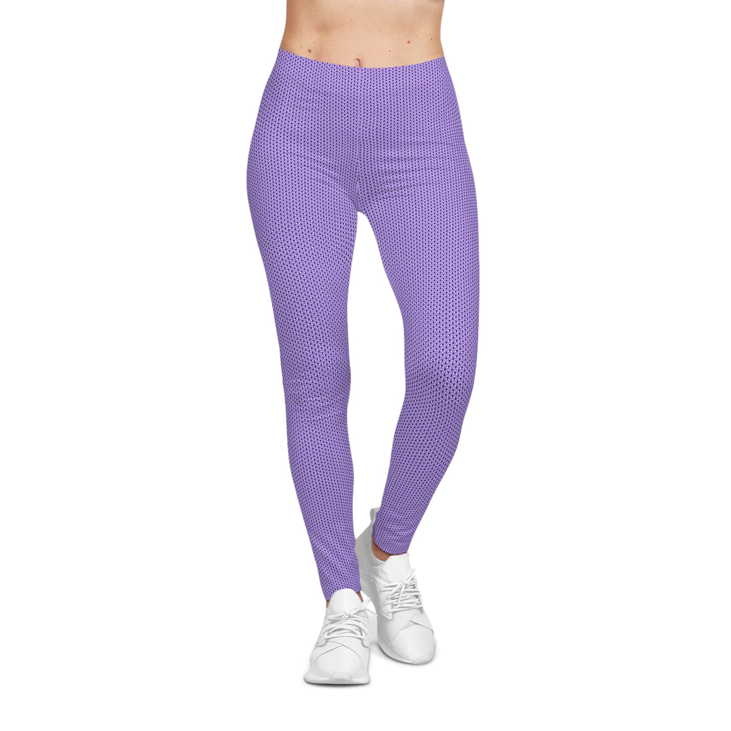 Front view of UltraViolet Glass Chainmaille Leggings by Urban Maille