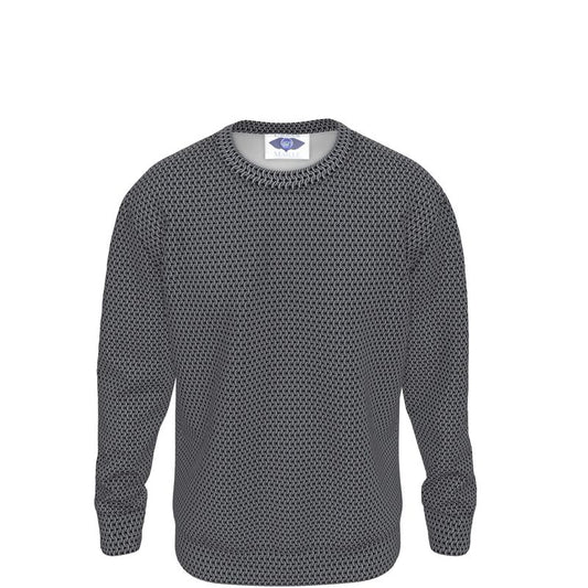 Sweatshirt with Chainmaille Print