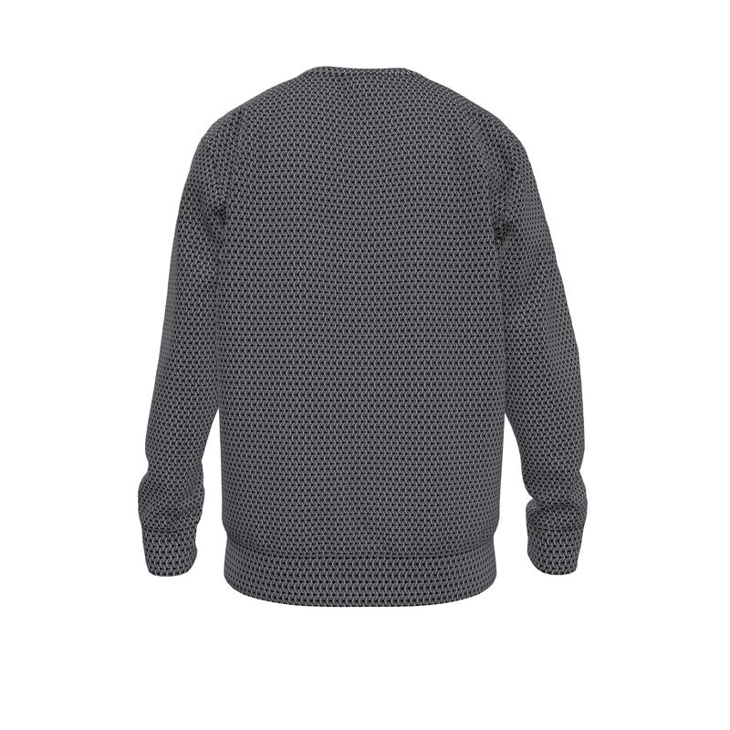 Sweatshirt with Chainmaille Print