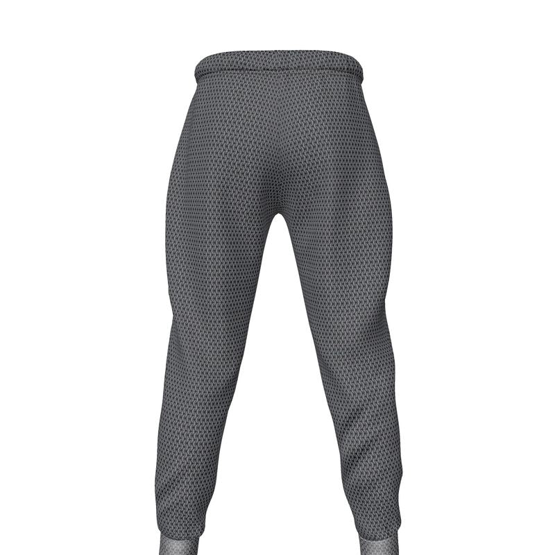 Men's Joggers with Chainmaille Print