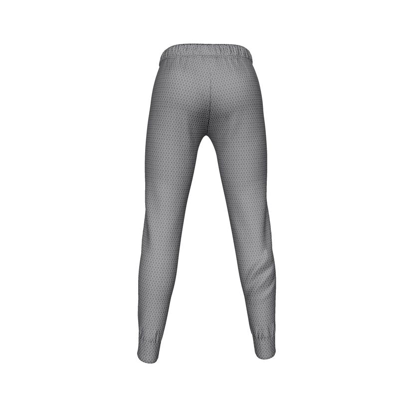 Women's Joggers with Chainmaille Print