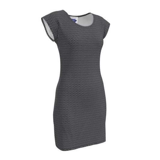 Tunic Tshirt Dress with Chainmaille Print