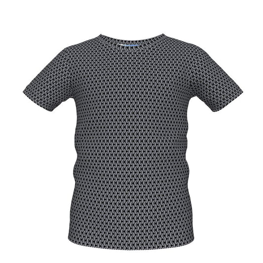 Kid's Cotton Tshirt with Chainmaille Print