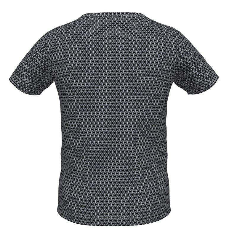 Kid's Cotton Tshirt with Chainmaille Print