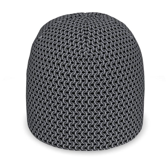 Beanie with Chainmaille Print