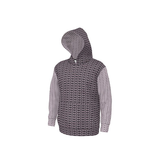 Hoodie in Tarnished Maille with Cloudy Silver Maille