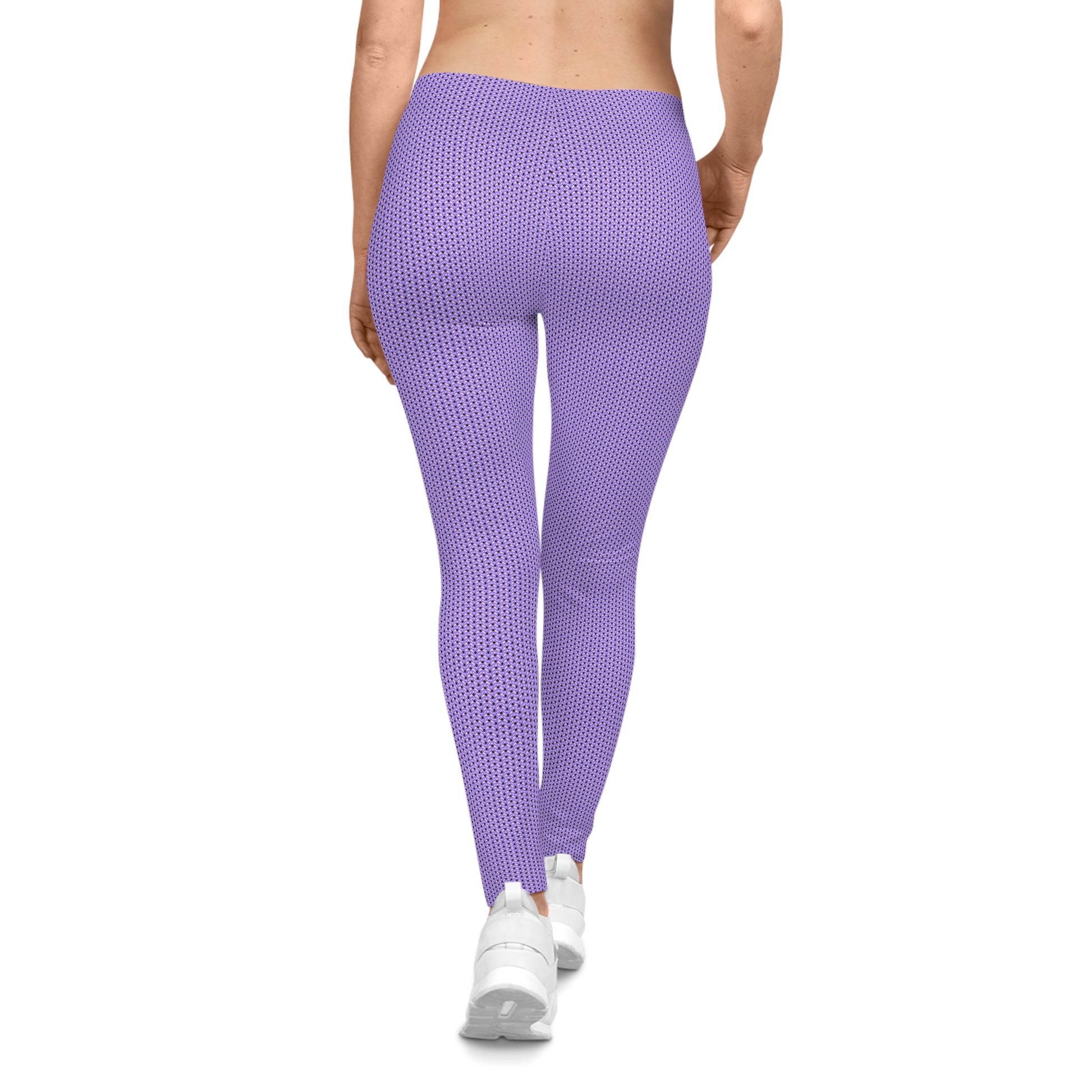 Back view of UltraViolet Glass Chainmaille Leggings by Urban Maille
