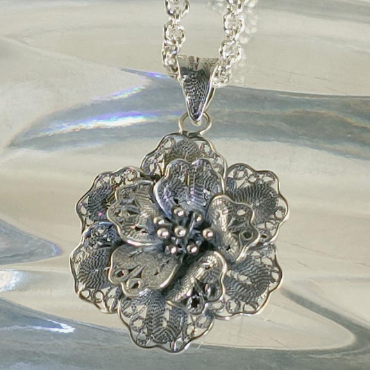Sterling Filigree Necklace