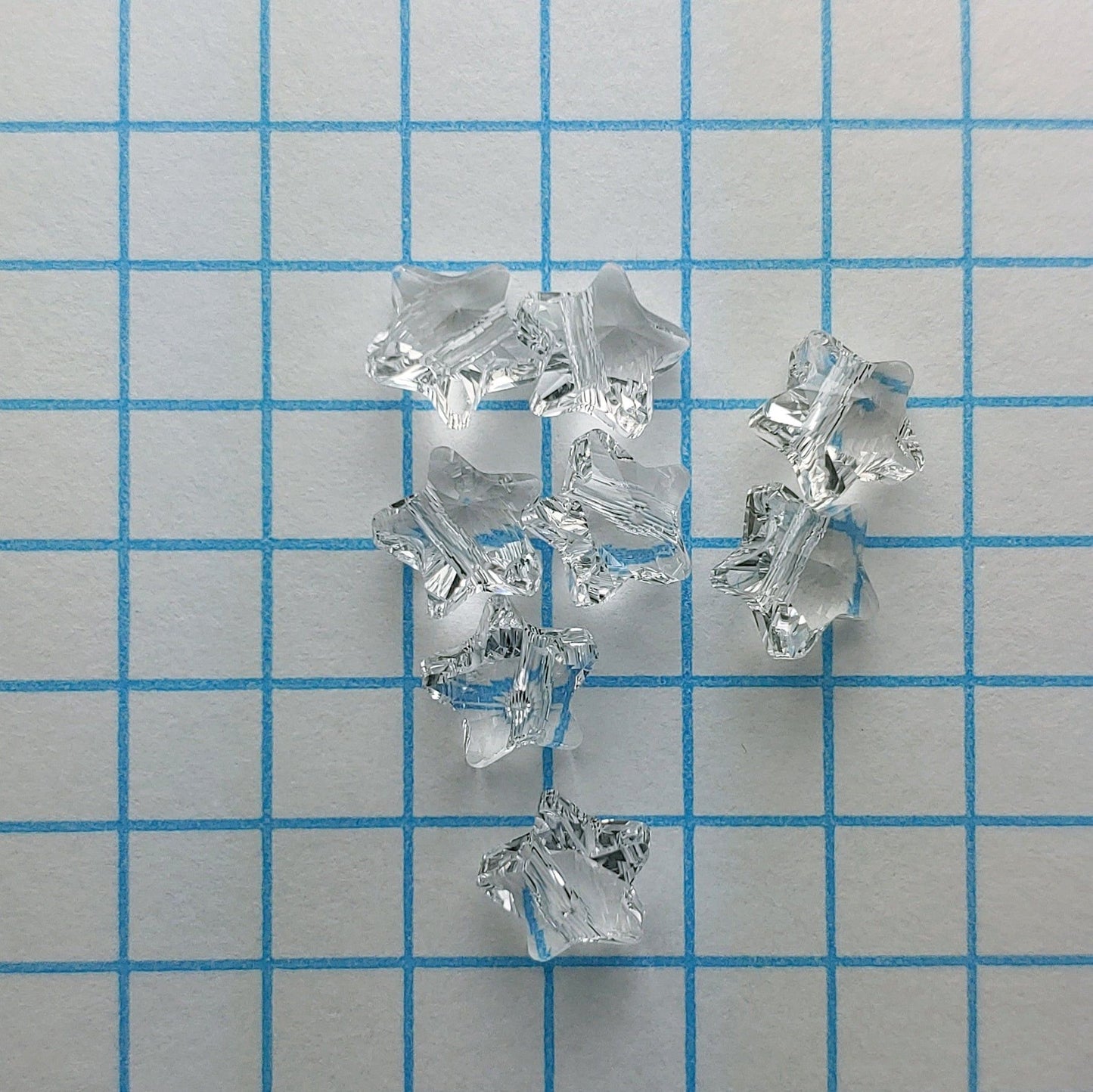 Beads 8-Pack Swarovski Star Drops 8mm