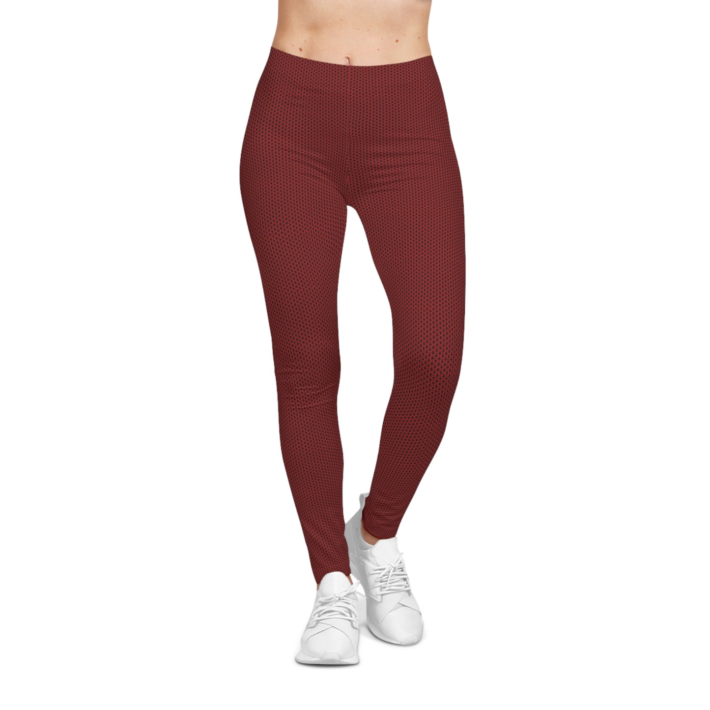 Red Shiny Metal Chainmaille Leggings