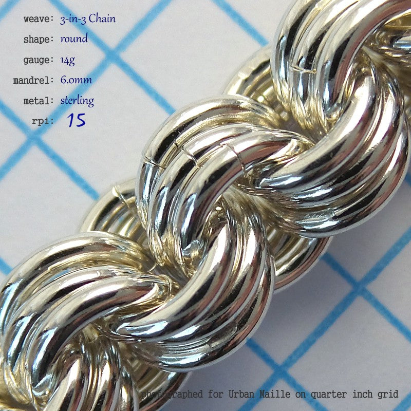 3-in-3 Chain chainmaille, photo 2