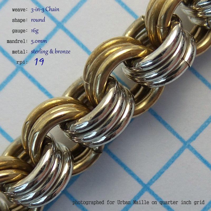 3-in-3 Chain chainmaille, photo 8
