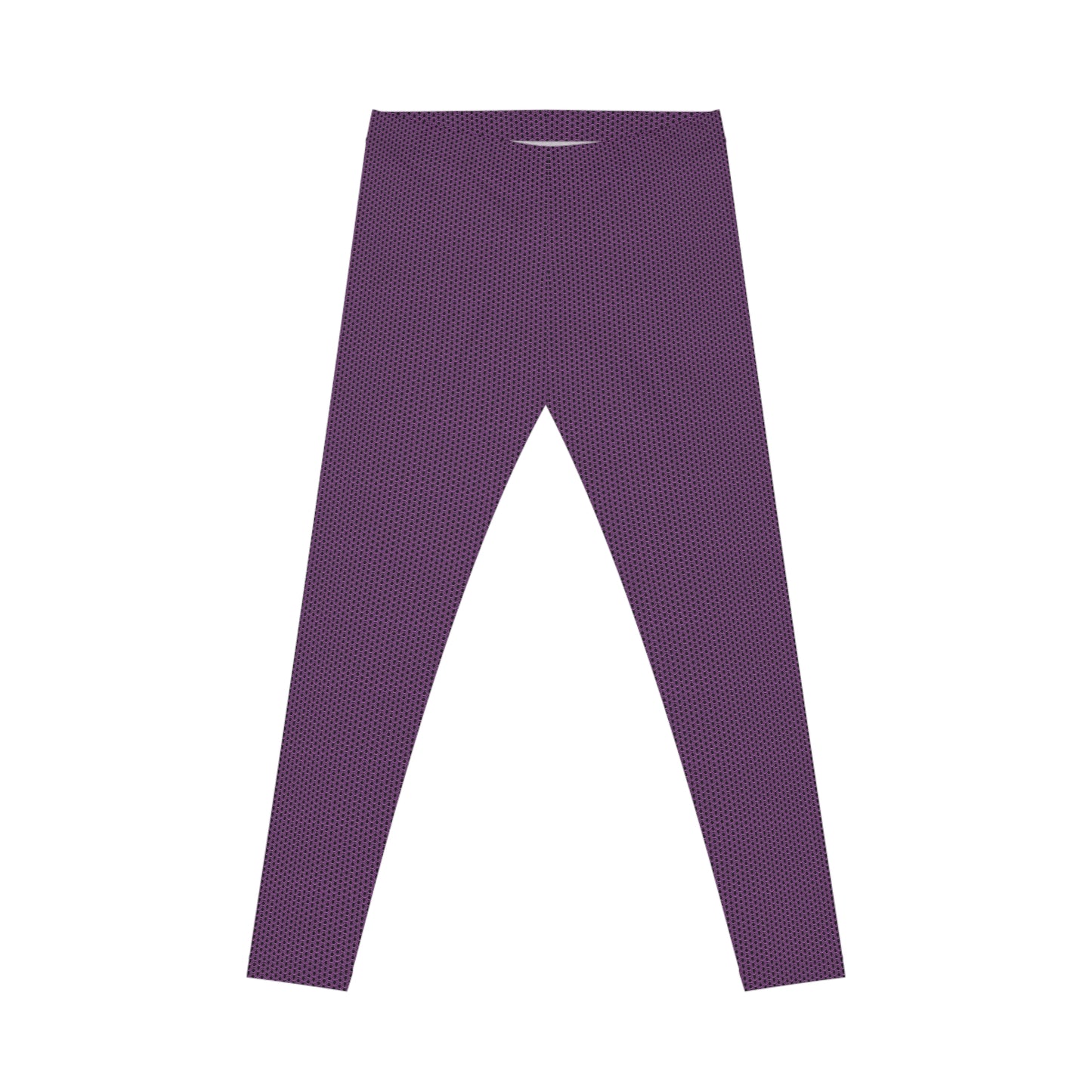 Garment front view of RedViolet Shiny Metal Chainmaille Leggings by Urban Maille