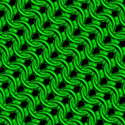 Green Shiny Metal Chainmail Leggings