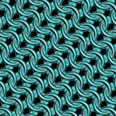 Close up swatch of Sea Green Shiny Metal Chainmaille Leggings by Urban Maille