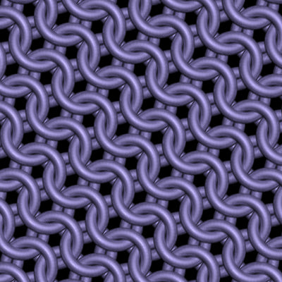 Close up swatch of PurpleGrey Matte Metal Chainmaille Leggings by Urban Maille