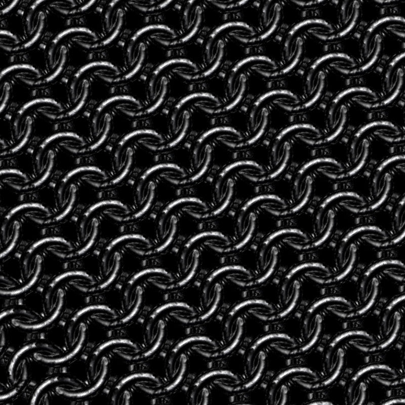 Rainy Night Chainmaille Print Oversized Cotton T-Shirt