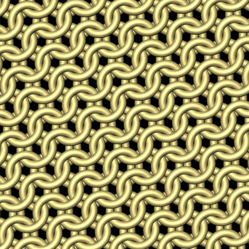 Electrum Chainmaille Print Oversized Cotton T-Shirt