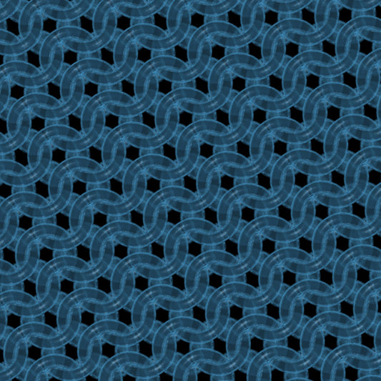 Water Bubble Chainmaille Print Oversized Cotton T-Shirt