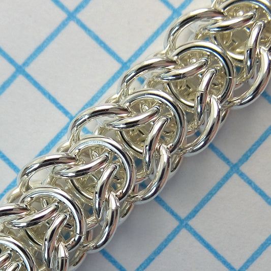 Elfweave RD 18g chainmaille inchpack swatch