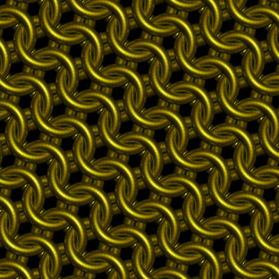 Shiny Gold Chainmaille Leggings