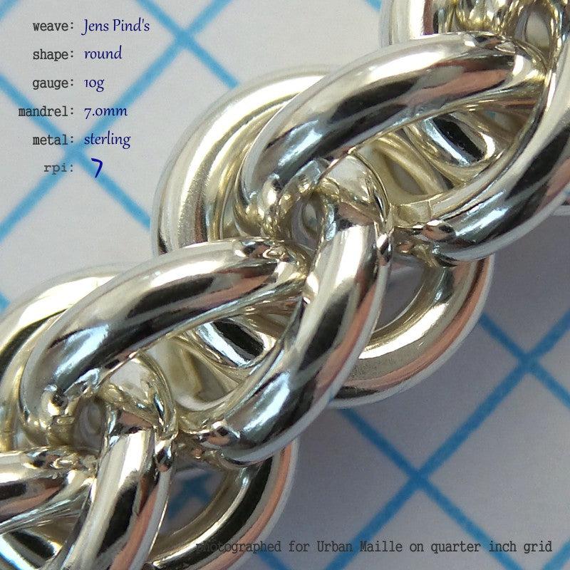 Jens Pinds RD 10g chainmaille inchpack swatch