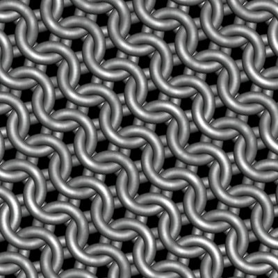 Sand Polished Steel Chainmaille Leggings
