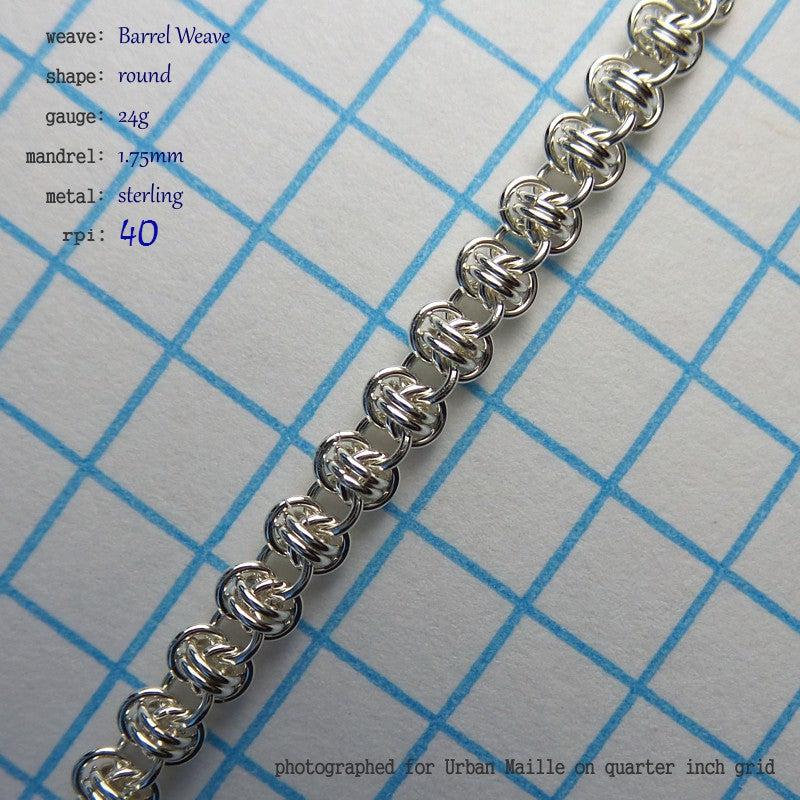 Barrel Weave chainmaille, photo 2