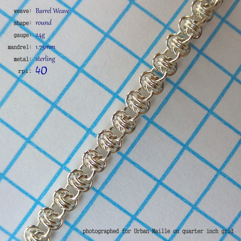 Barrel Weave chainmaille, photo 3