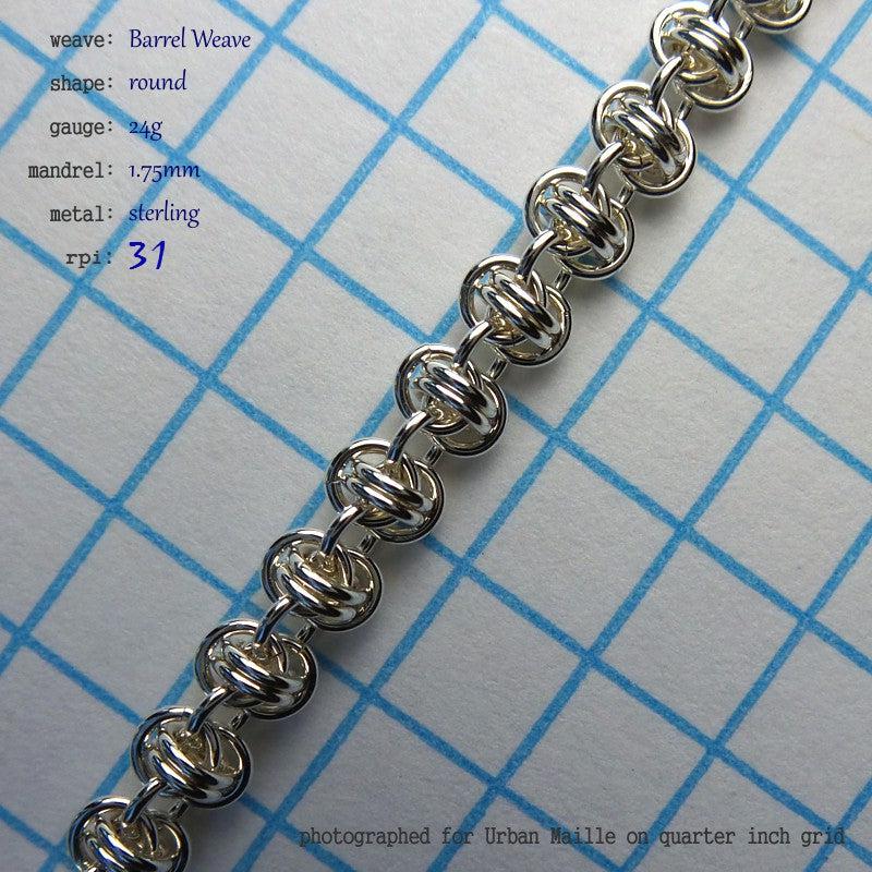 Barrel Weave chainmaille, photo 4