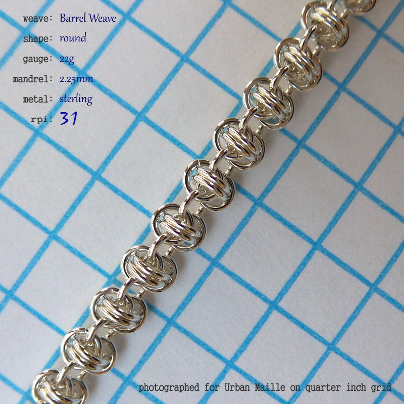 Barrel Weave chainmaille, photo 5